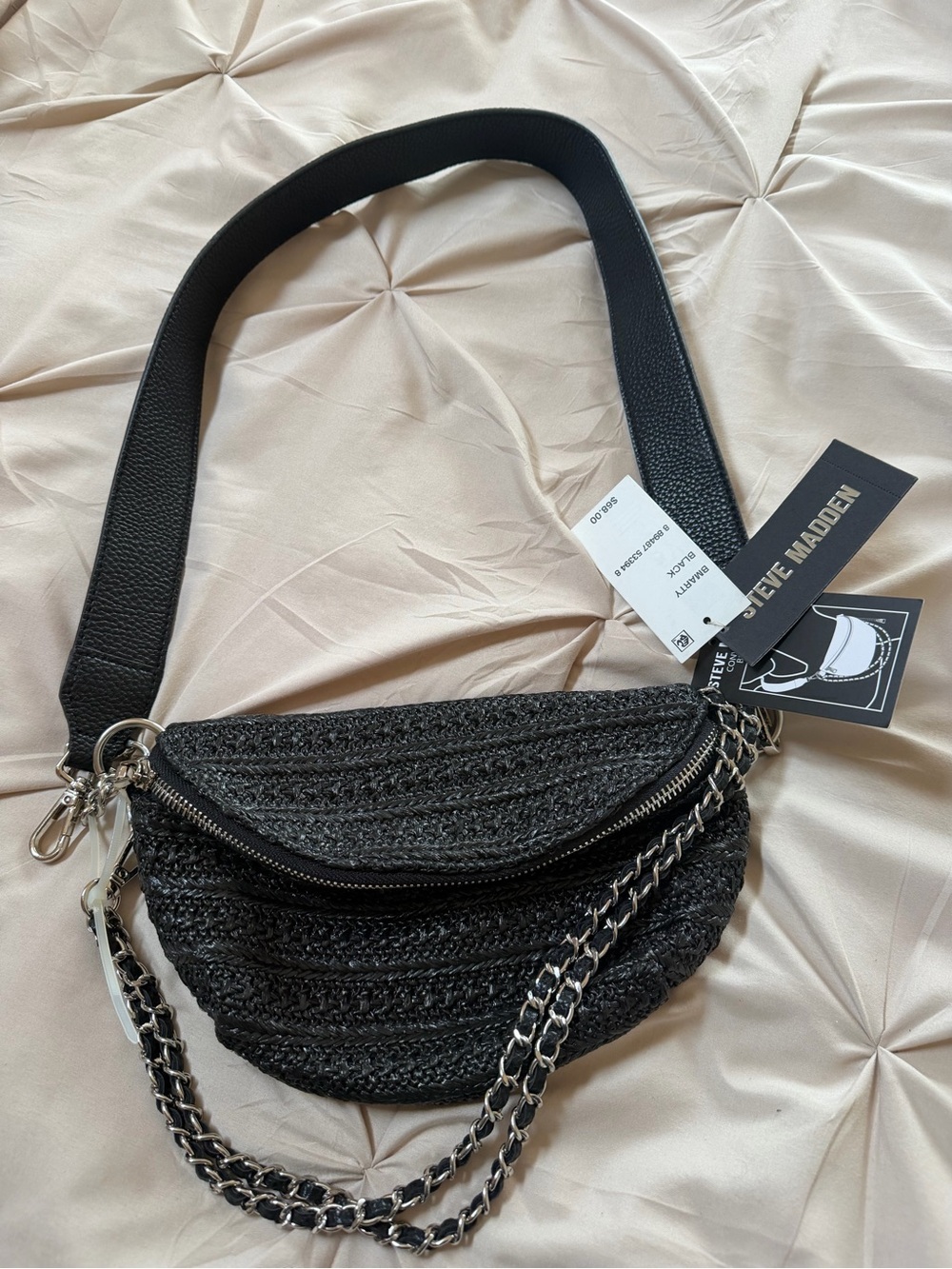 Steve Madden B Marty black belt bag new!